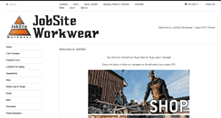 Desktop Screenshot of jobsiteworkwear.ca